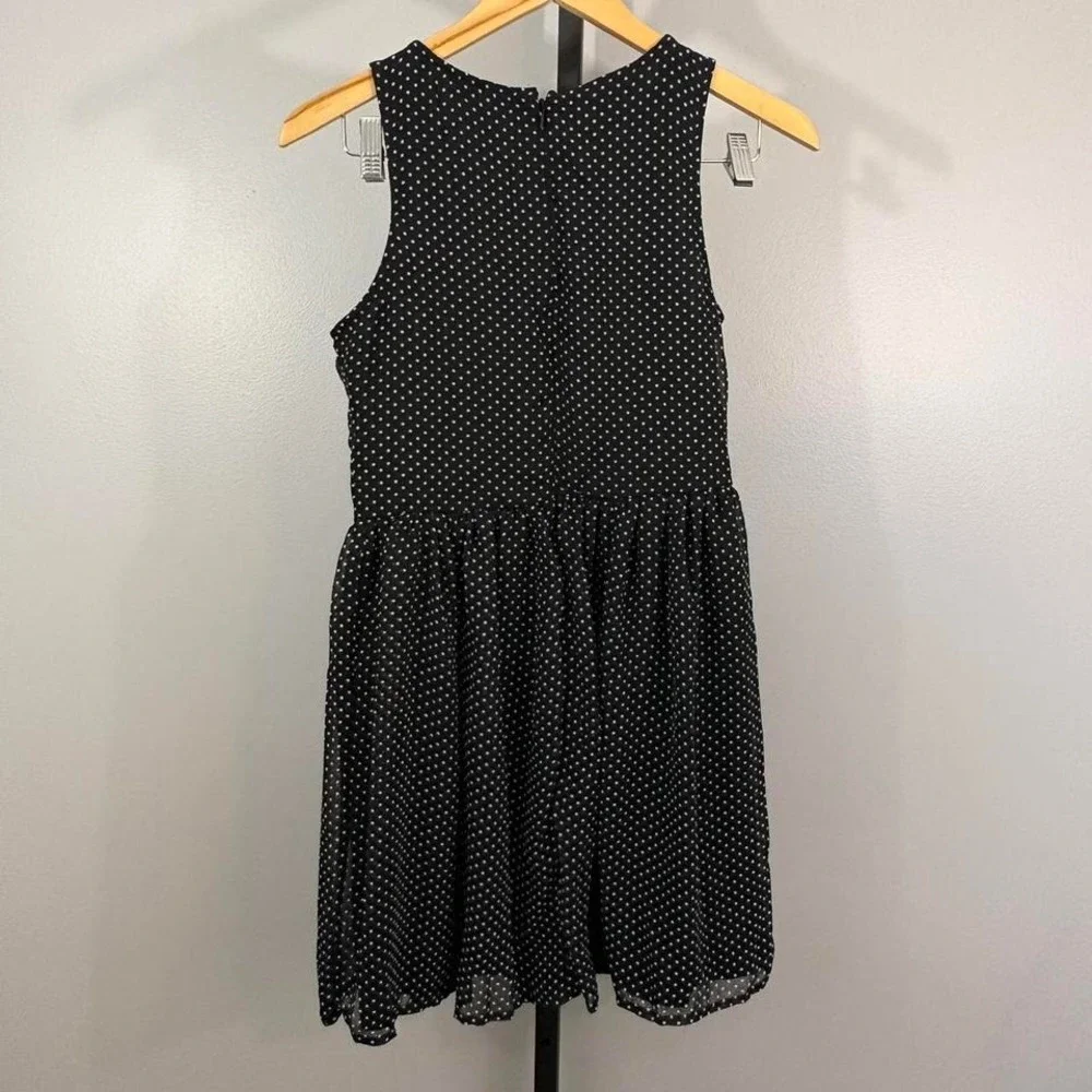 Delia's Black and white polka dot dress‎ size 7
